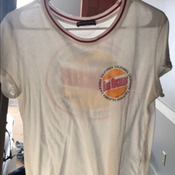 Brandy Melville Cropped LA California Graphic Tee - Picture 3 of 5